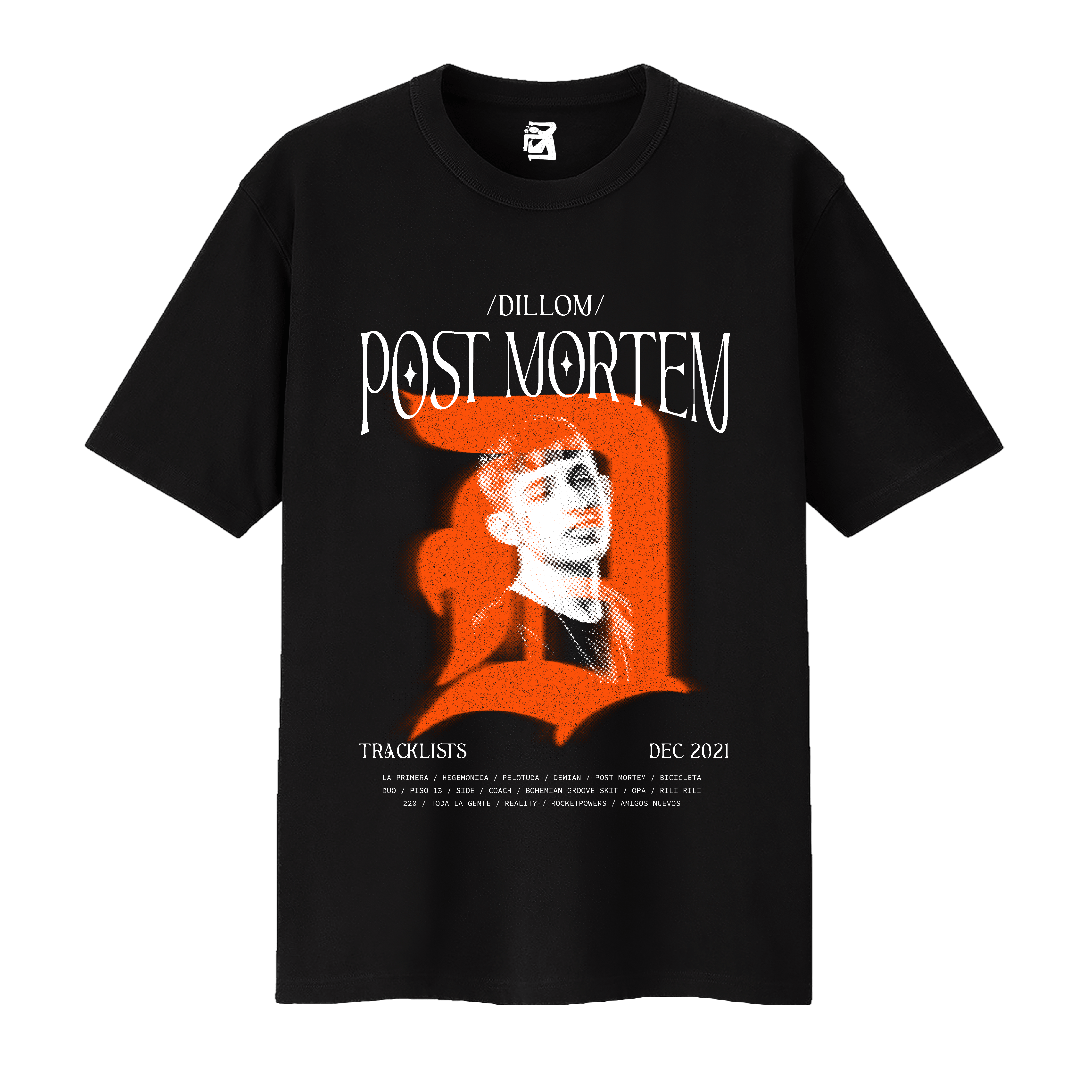 Remera Post mortem - negro