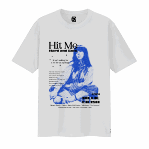 Remera Hit Me Hard and Soft - blanco