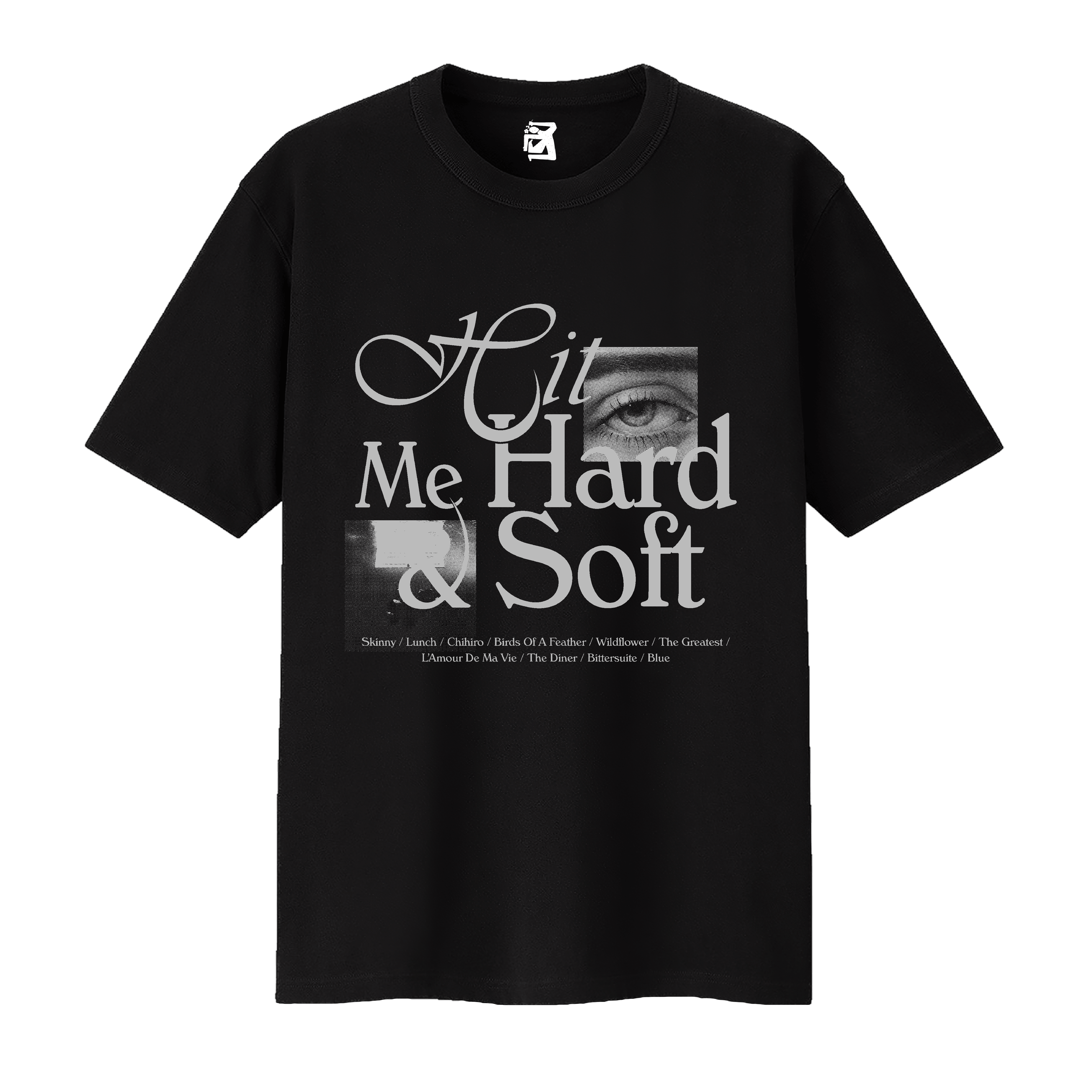 Remera Hit Me Hard and Soft - negro