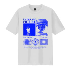 Remera Faith in the Future #2 - blanco y azul
