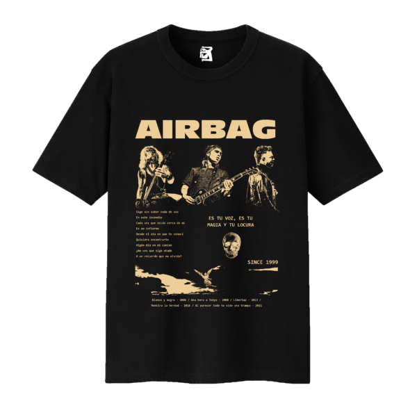 Remera Airbag - negro