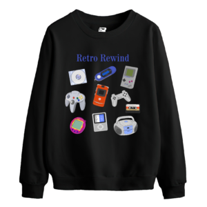 Buzo Retro Rewind - negro