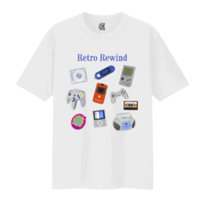 Remera Retro Rewind - blanco