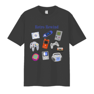 Remera Retro Rewind - gris