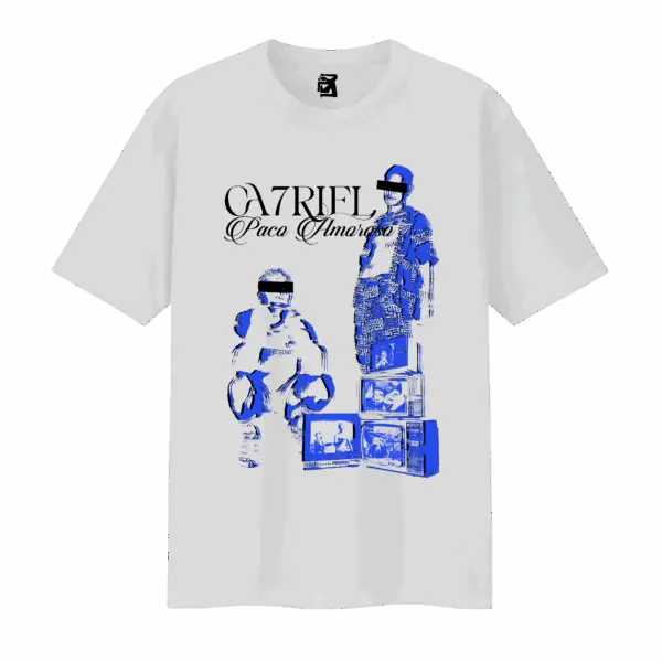 Remera Catriel y Paco Amoroso - blanco