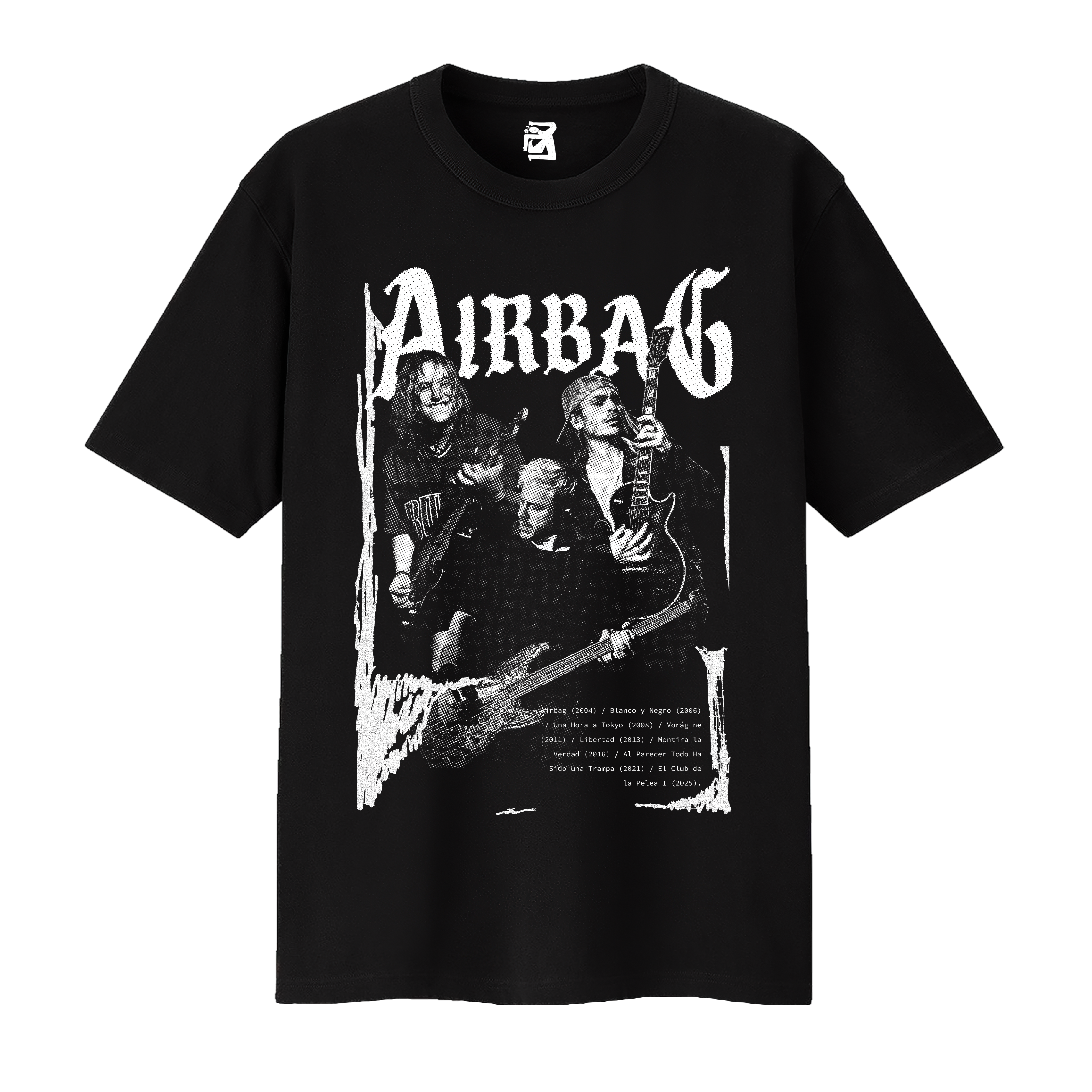 Remera Airbag #2 - negro