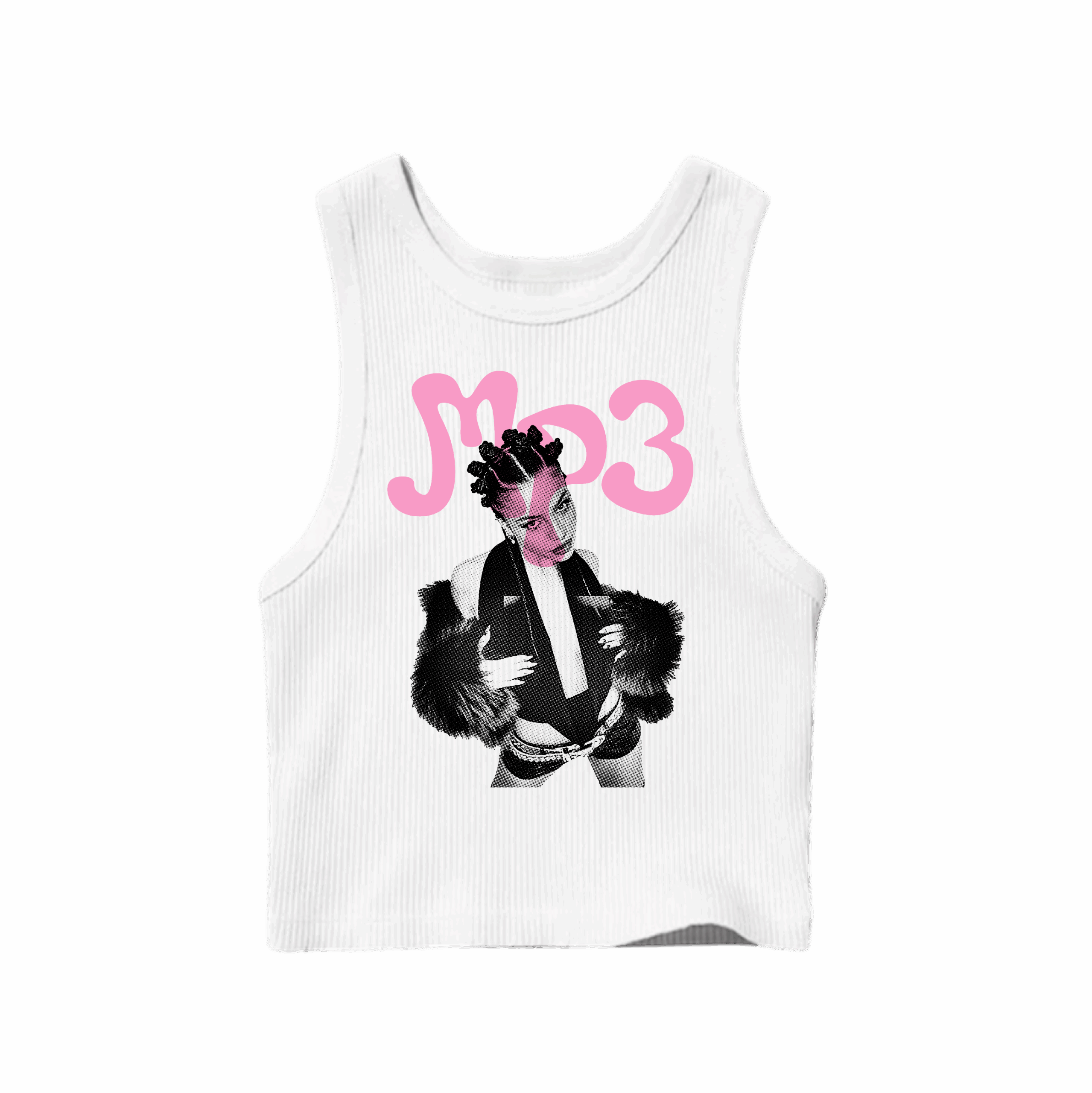 Tank Top MP3 #3 - blanco