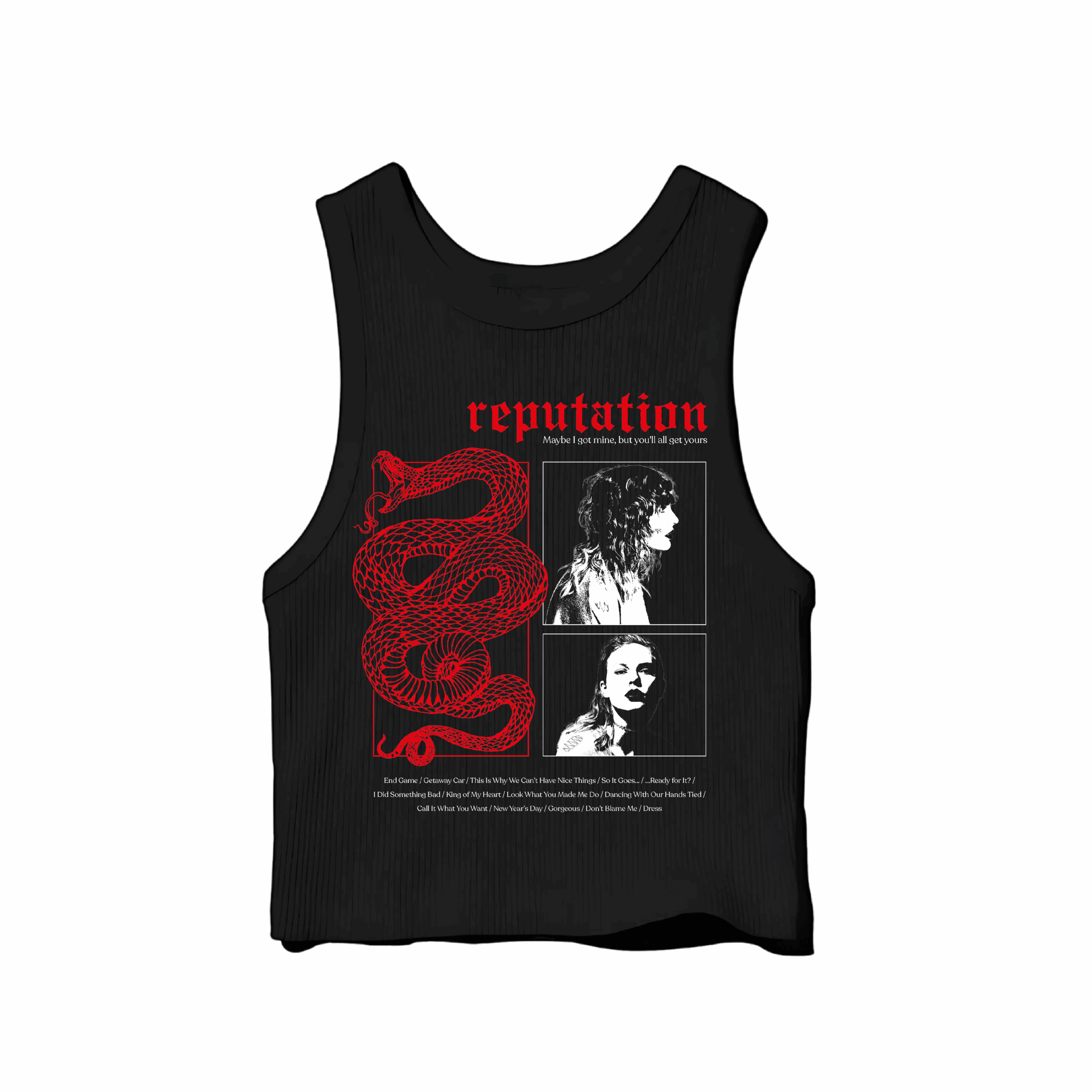 Tank Top Reputation - Negro