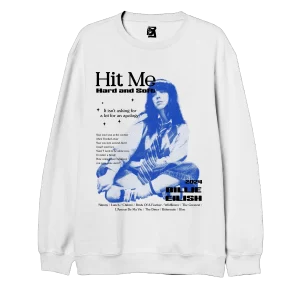 Buzo Hit Me Hard and Soft – blanco