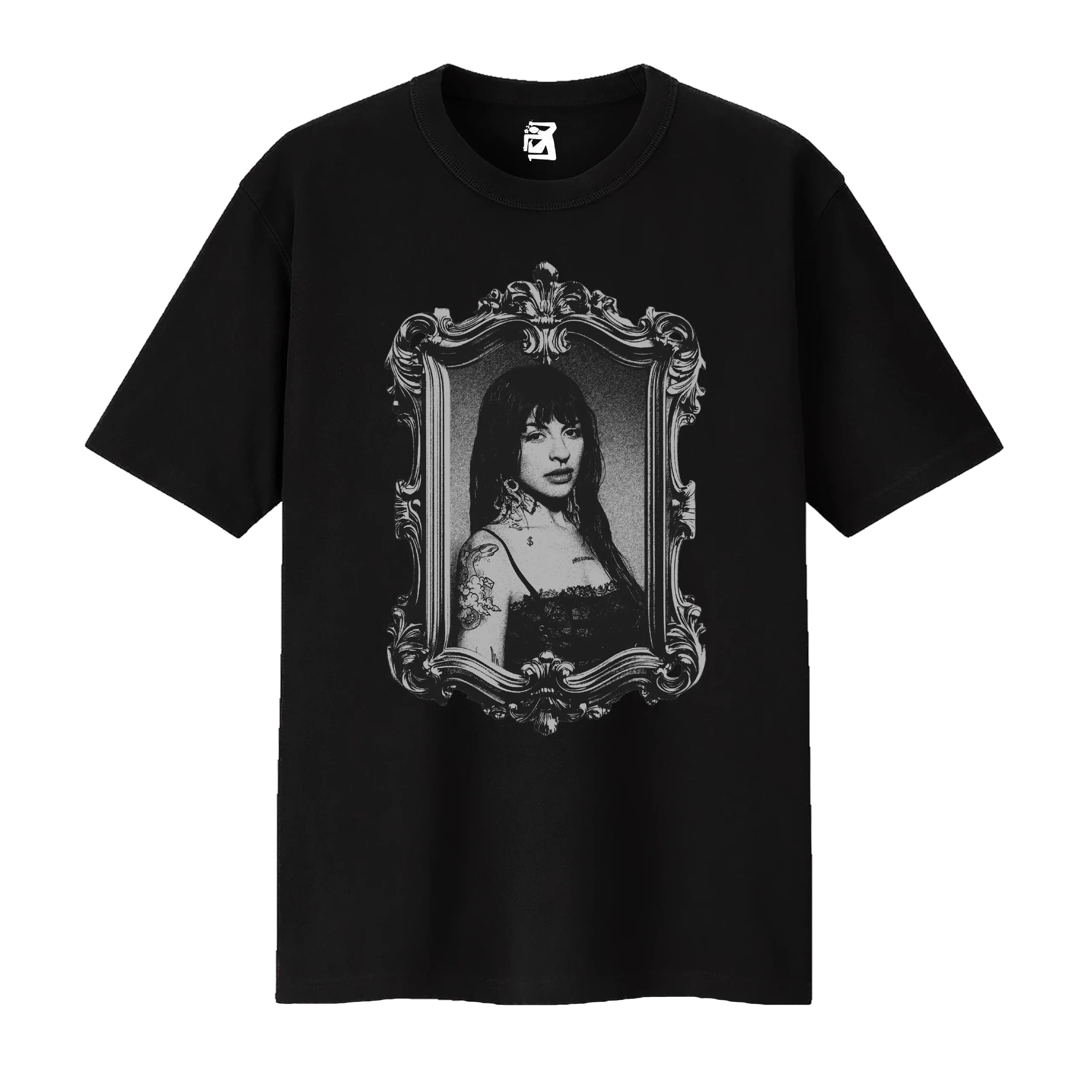 Remera Cazzu - negro