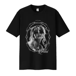 Remera Tini Futttura - negro