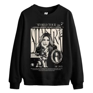 Buzo Las mujeres ya no lloran World Tour – negro