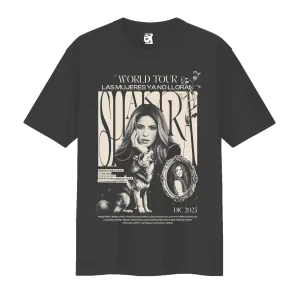 Remera Las mujeres ya no lloran World Tour - gris